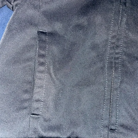 Adidas kids Black Tracksuit with Pink Stripes - Picture 8 of 10